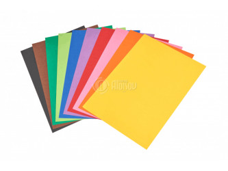 Barevný karton DUHA10 A4 10listů 180g 10 barev