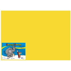 Kreslící karton barevný A1 10ks 180g žlutý 240 111030  