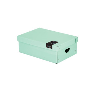 Krabice lamino 35,5x24x9 cm PASTELINI zelená  7-01721