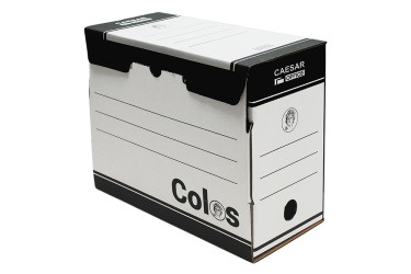 Archivační krabice úložná A4 Colos 140mm černý potisk 102905