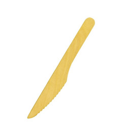 Nůž jídelní dřevěný 16cm  06.66738