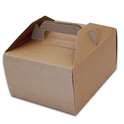 Výslužková krabice KRAFT 18,5x15x9,5 cm  950.18