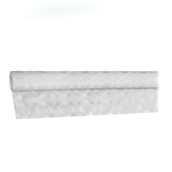 Ubrus papírový 10x1,2m bílý 19.70010 