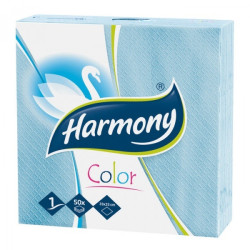 Ubrousky Harmony Color 33x33cm 1vrstvé 50ks modré