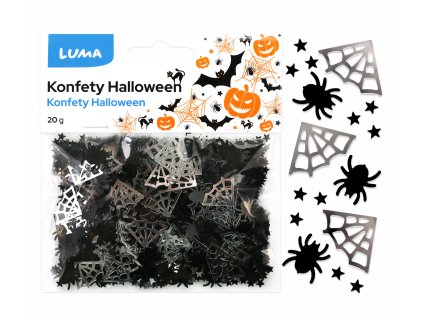 D613041 KONFETY HALLOWEEN PAVOUK/PAVUČINA 20G LUMA