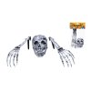 DEKORACE HALLOWEEN KOSTLIVEC RUCE + HLAVA  W061230